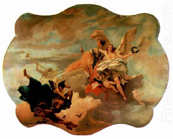 Giovanni Battista Tiepolo Triumphzug der Fortitudo und der Sapienzia china oil painting image